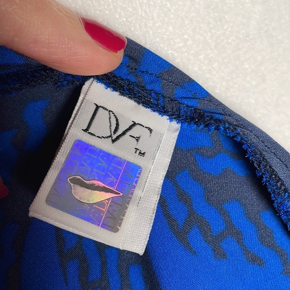 Diane von Furstenberg Leron Silk Georgette Tie Sleeve sheath dress size 6 - Picture 15 of 15